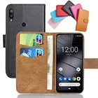 Чехол-книжка Gigaset GS160 GS180 GS190 GS195 GS270 GS80 Plus, мягкий кожаный чехол для телефона GS190 Gigaset, чехол с отделением для кредитных карт