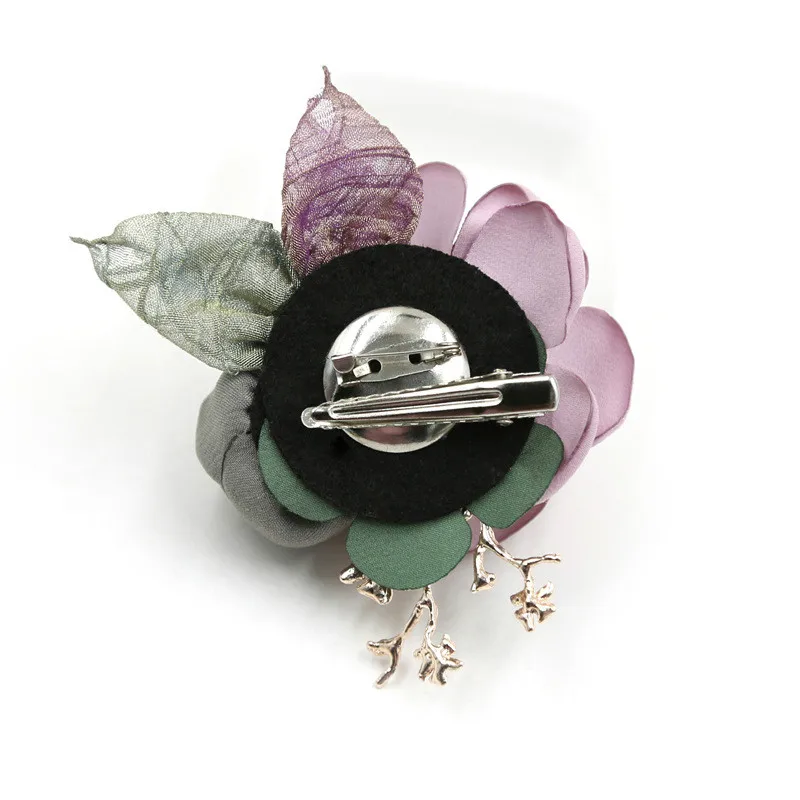 Трендовые романтические милые тканевые броши в виде цветов Высококачественная