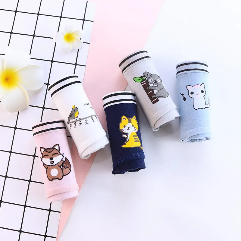 

3pcs Fashion Baby Girls Underwear Teens Cotton Panties For Girl Kids Short Lovely Cartoon Briefs Children Underpants 11-20 Years