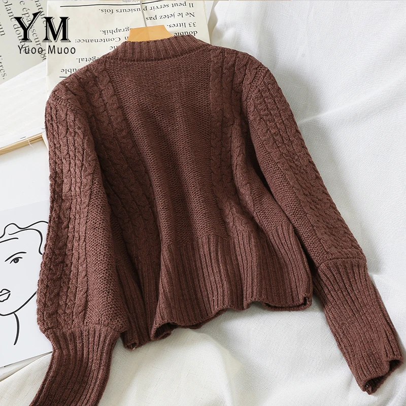YuooMuoo Chic Ins Fashion Twist Cardigan Women 2019 Europe Style Knitted Autumn Sweater Short Female Cardigans Crop Top |