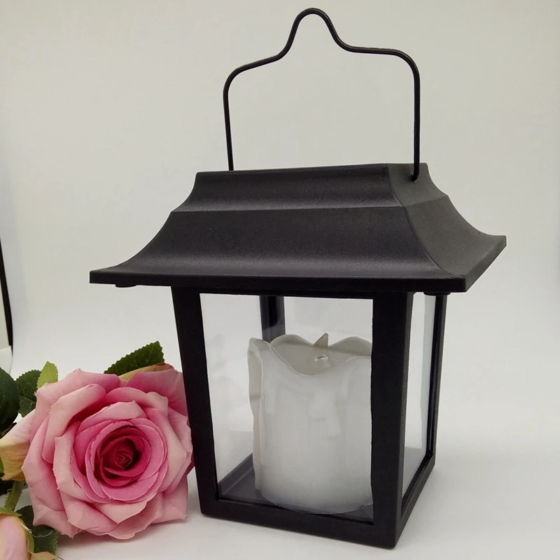 

Solar Lamp Home Wall Lamp Outdoor Waterproof Garden Courtyard Lighting Small Candle Fence Lamp