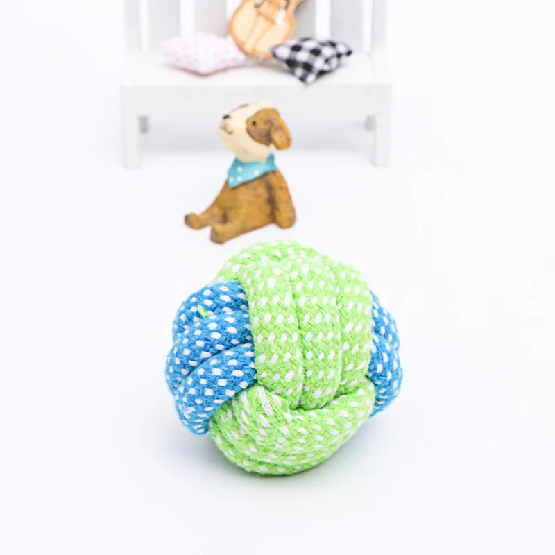 

Pets Dogs Pet Supplies Pet Dog Puppy Cotton Chew Knot Toy Durable Braided Bone Rope Funny Tool