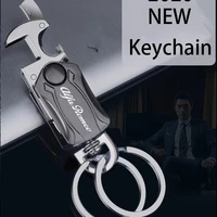 beer bottle opener keychain men fashion zinc alloy key ring car play keyring for alfa romeo 159 156 147 giulia car accessories