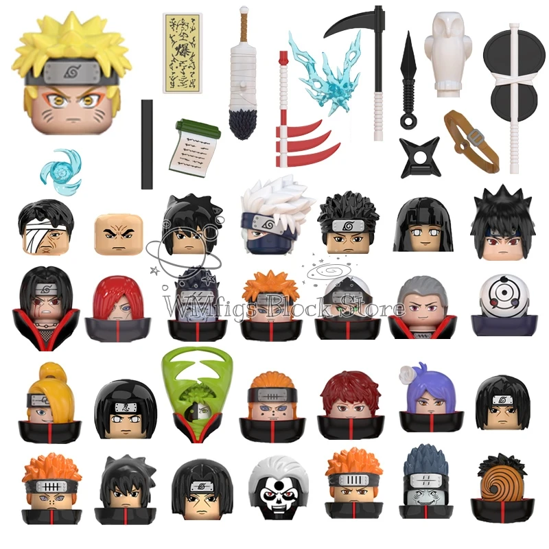 Одиночная распродажа игрушечный конструктор персонажи аниме серии аксессуары