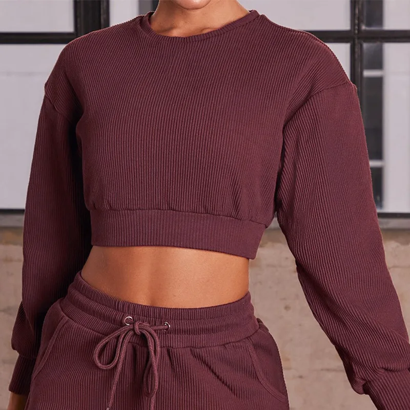 

Long Sleeve Yoga Shirts Sport Crop Top Fitness Yoga Top Gym Crop Top Sports Wear for Women Running Full Sleeve Clothes