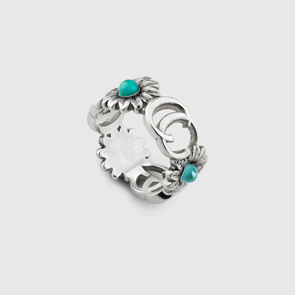 

Valentine's Day S925 silver green zircon ring fashionable female accessories