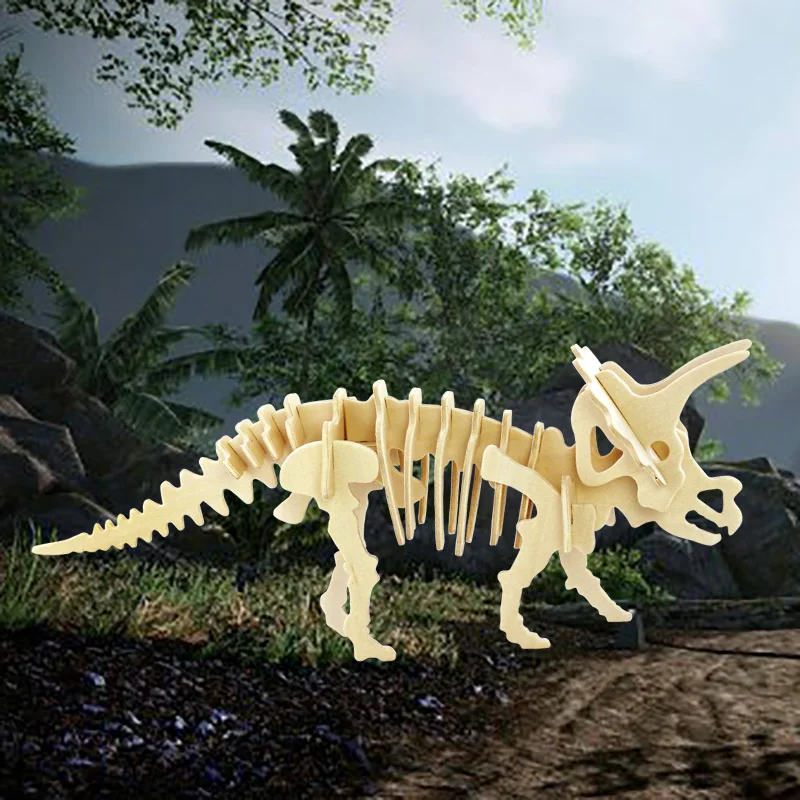 

1Pcs HOT 3D Dinosaur Model Hot New Creative Jurassic Dinosaur Stereo Puzzle