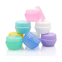 100pcs 5g 10g 20g 30g empty cosmetic container plastic cream jar lip balm foundation eye shadow travel bottle jar for lotion