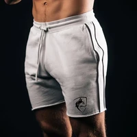 cotton running sport shorts men gym fitness training bermuda male bodybuilding print short pants summer jogging workout bottoms