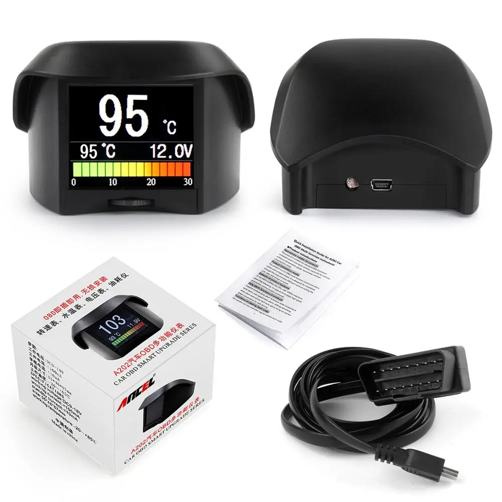 ANCEL A202 OBD2 сканер бортовой компьютер Диагностический Инструмент датчик