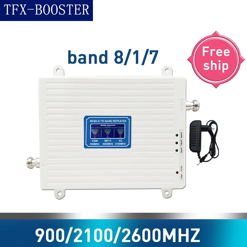 TFX BOOSTER российский сотовый усилитель 900/2100/2600 GSM повторитель 2G 3G 4G трехдиапазонный