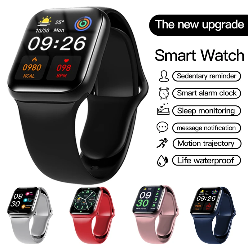 

X12 1.57" Smart Watch Men Full Touch Fitness Tracker Blood Pressure Smart Clock Women GTS Smartwatch for Xiaomi Android IOS