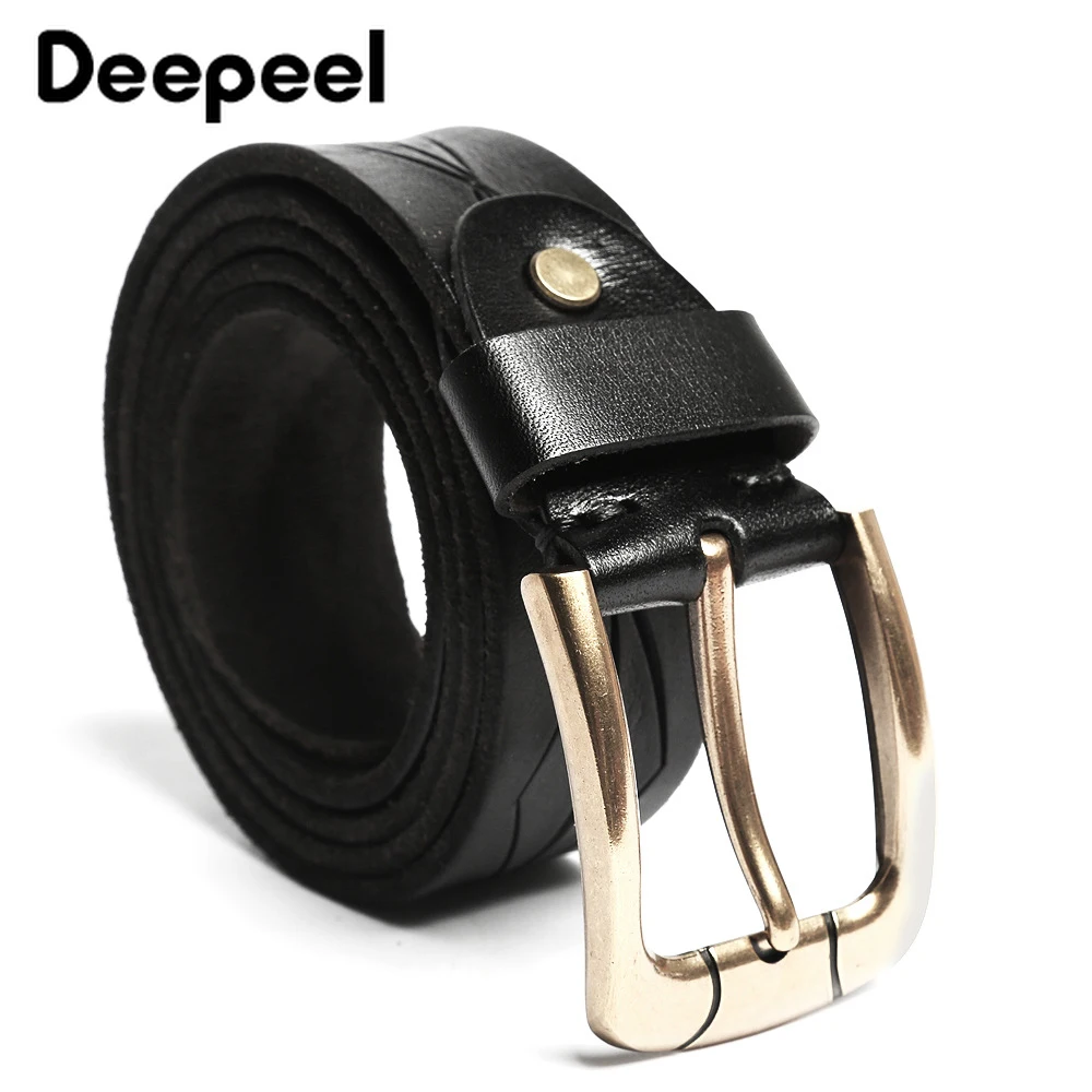 Deepeel 1 шт. 3 6 см * 120 мужской ремень из натуральной бычьей кожи с классической