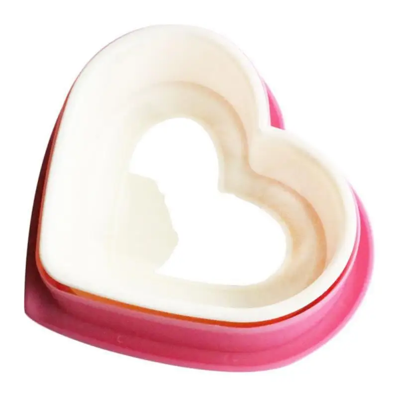 Комплект из 2 предметов в форме сердца пресс-форм новые милые автомат для резки DIY