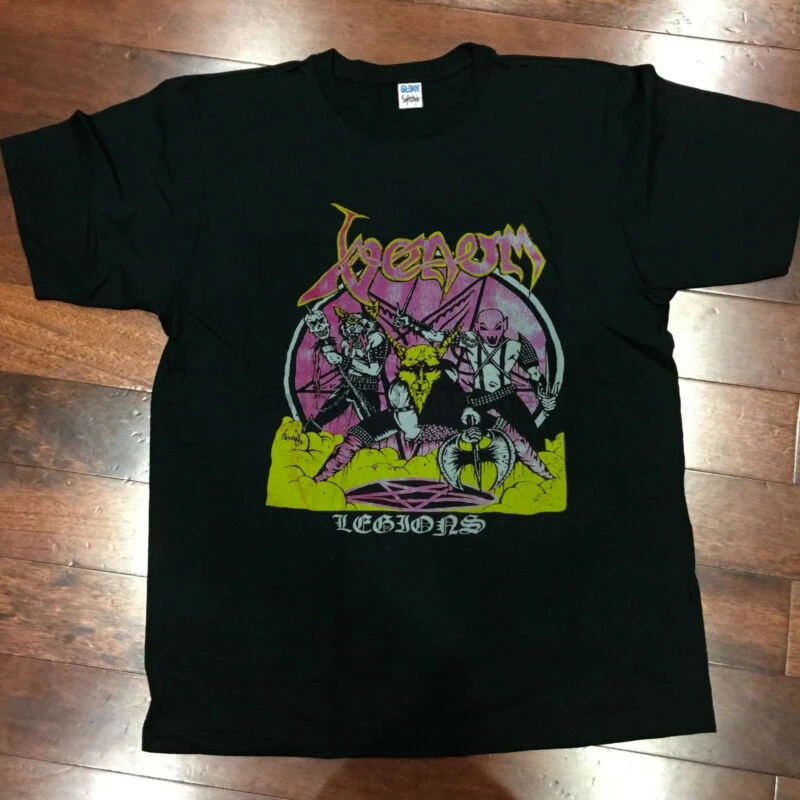 Venom legions fanclub vtg gism sodom kreator bolt thrower футболка Репринт|Мужские футболки| |