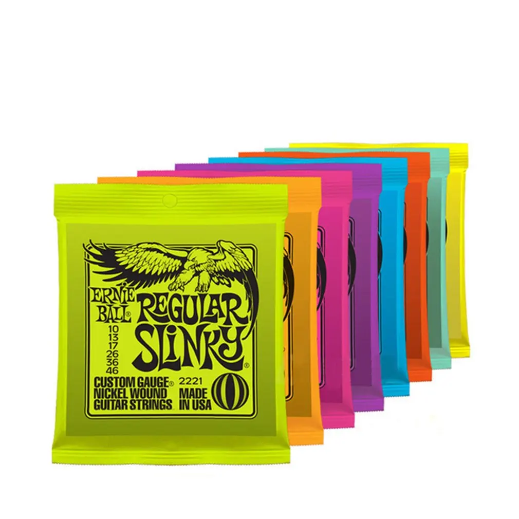 Струны Ernie Ball Super Slinky оригинальные для электрогитары аксессуары гитары 009 010