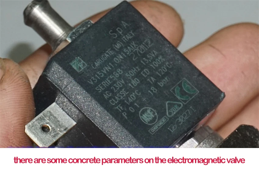 220 В нормально открытый стиль высокая температура и высокая стойкость к давлению паровой латунный электромагнитный клапан для кофемашины