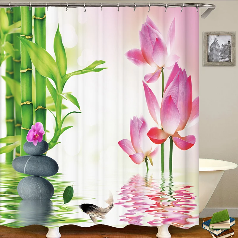 

curtain shower bathroom curtain cortina de ducha 180x200 large bath curtain drop shipping