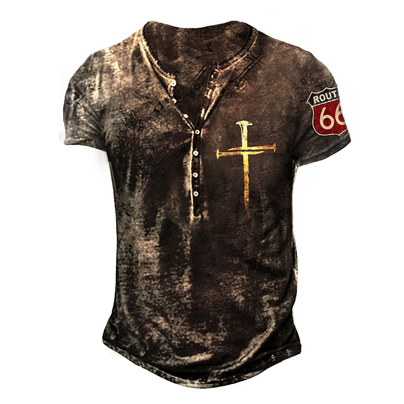 

Fashion Loose V Neck Pullover Tops Men Streetwear Letter Skull Printed Vintage T-shirts Men Summer Short Sleeve Casual Tee Shirt