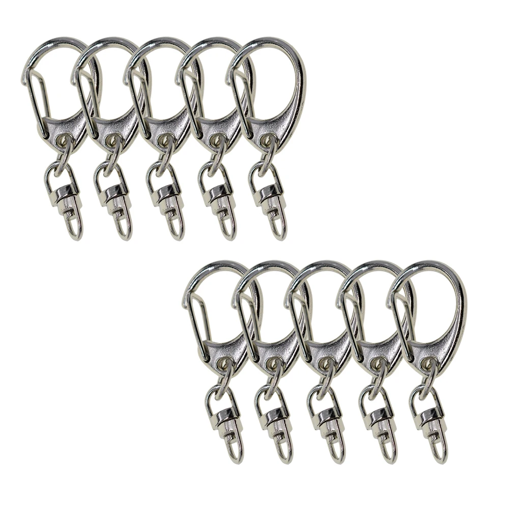 10X поворотный зажим Карабин Крючки с карабином застежки карабины крючки для