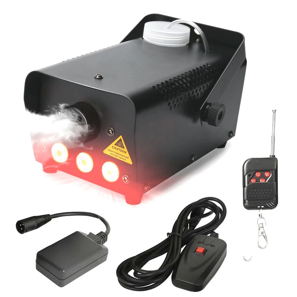 

400W Smoke Machine Mini Remote Fogger Ejector Home Party Stage Fog Machine Remote Control Fogger Home Party Smoke Thrower