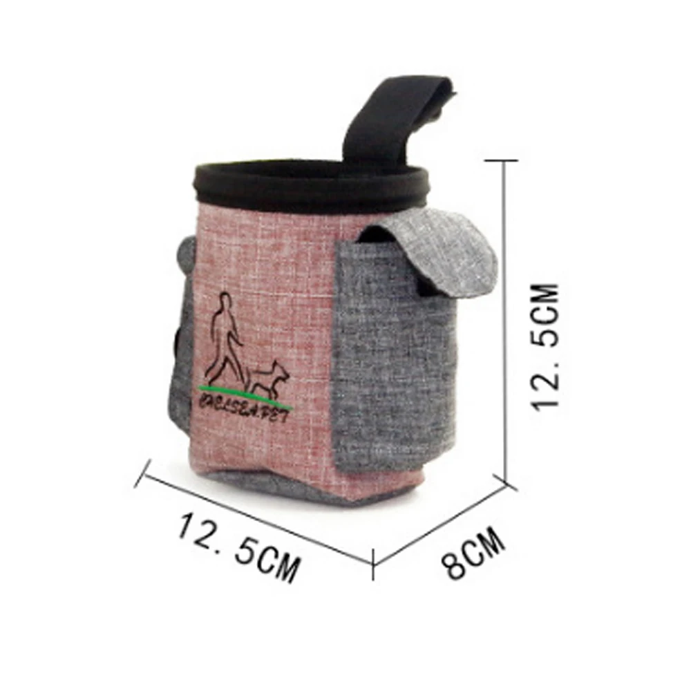 

Portable Dog Food Bag Outdoor Training Dog Snack Bag Strong Wear Resistance Large Capacity Durable Puppy Snack Bait Waist Bucket