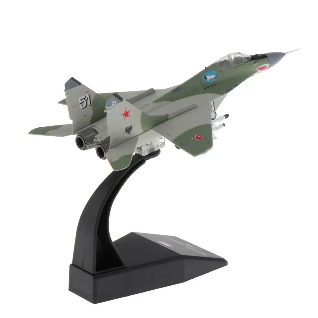 

2Pcs 1/100 F/A-18 Strike Plane MIG-29 Fighter Model Home Decoration