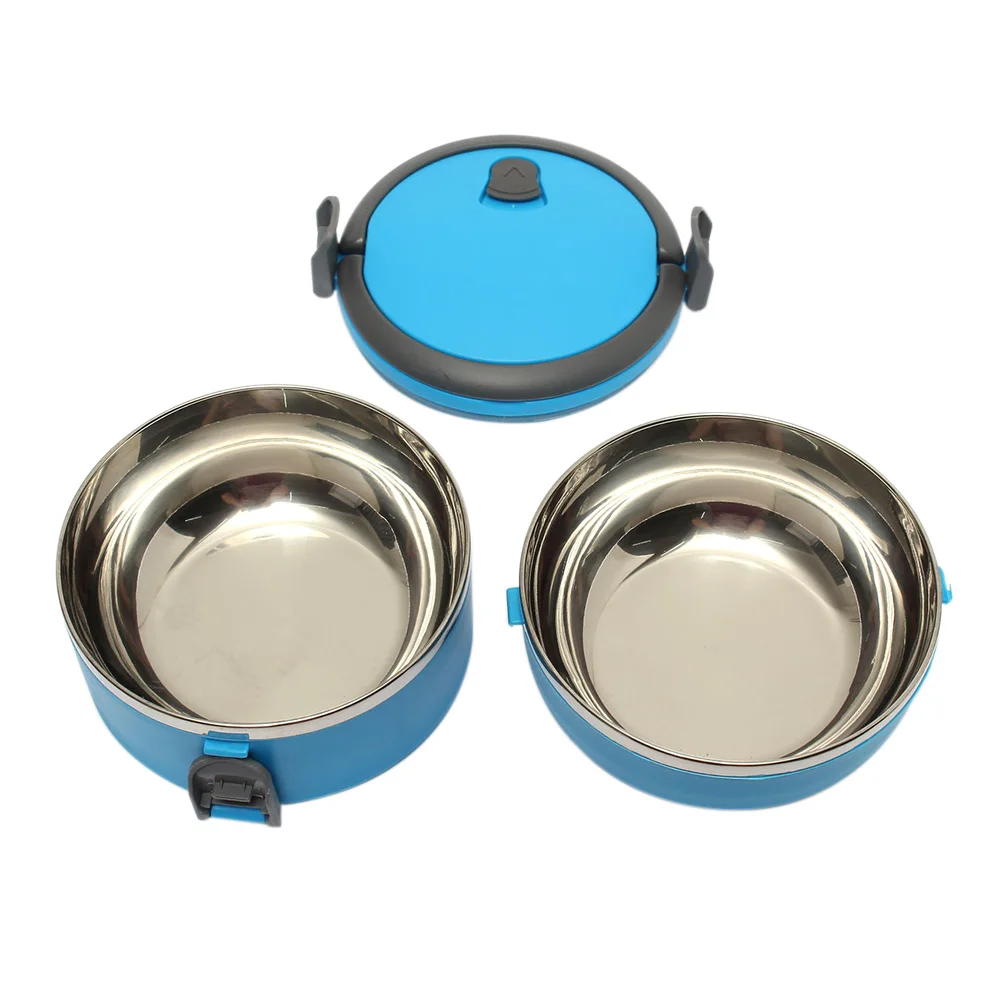 Hot New Portable Lunch Box 2 Layers Food Container Stainless Steel Thermal Insulated Bento Home Use Office School | Дом и сад
