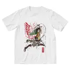 Мужская хлопковая футболка с коротким рукавом, с принтом Эрена