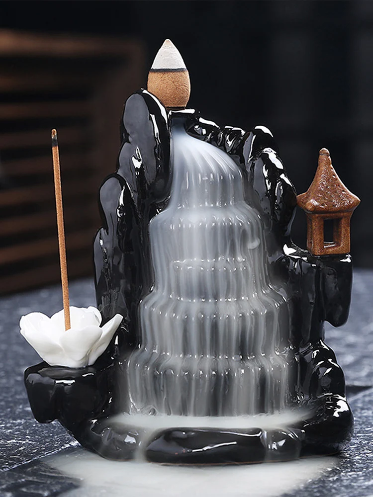 

Керамический обратный поток Ладан держатель Водопад кран Ладан горелка с обратным Ладан конусов