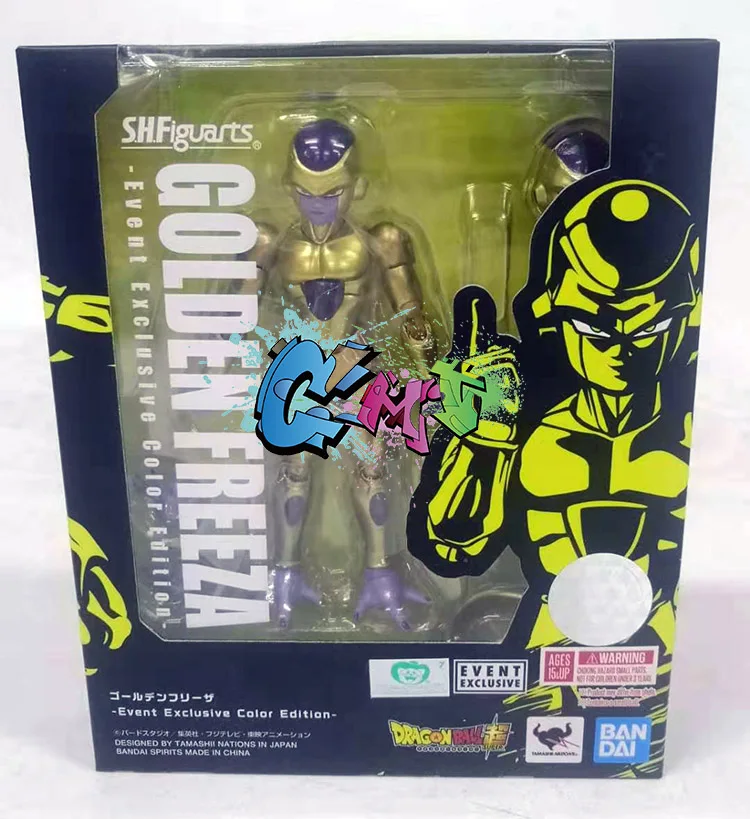 CMT Bandai Dragon Ball Z DBZ SHF Son Goku Boys Золотой Морозильный сон Гохан события эксклюзивный цвет издание аниме ПВХ игрушки