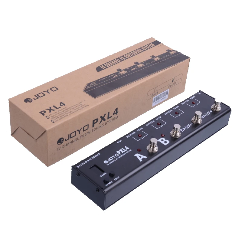 JOYO PXL 4 петли гитара программируемый педаль эффектов Лупер FX петля гитарные