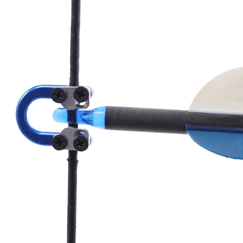 Металлическое D-образное кольцо для стрельбы из лука алюминиевый U-образный