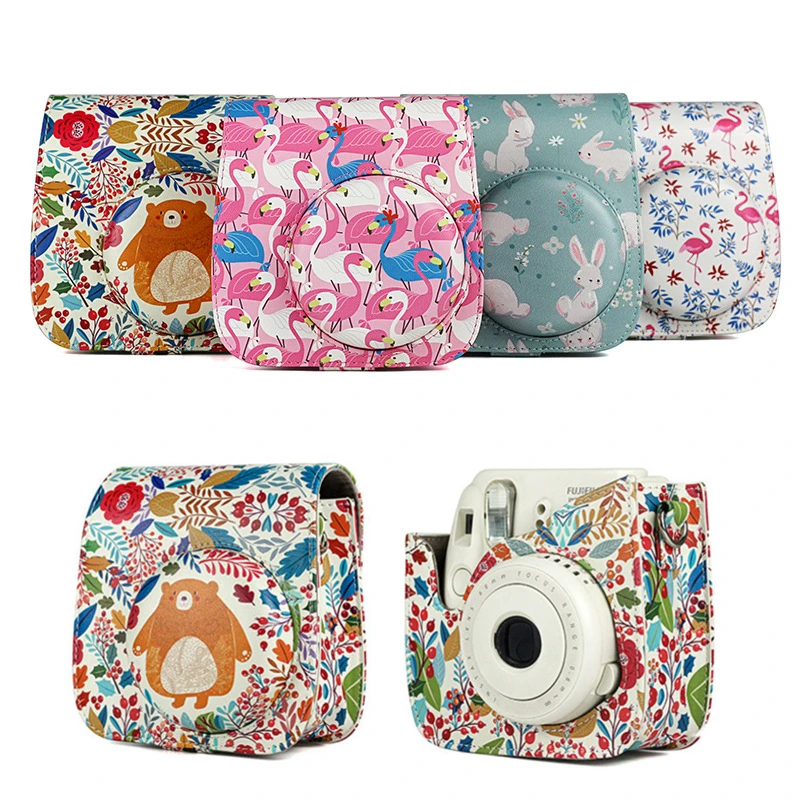 Защитный чехол на плечо для камеры Fujifilm Instax Polaroid Mini 8/ Mini8 +/ 9 персонализированный
