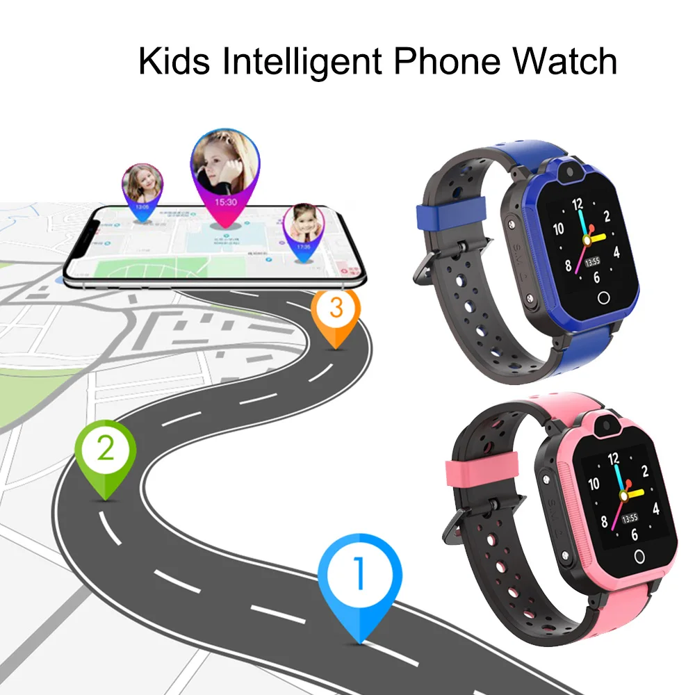 LT05 4G Anti-lost Smart Watch for Kids BT Video Call IP67 LBS Waterproof Children Smartwatch Support 11 Languages | Электроника