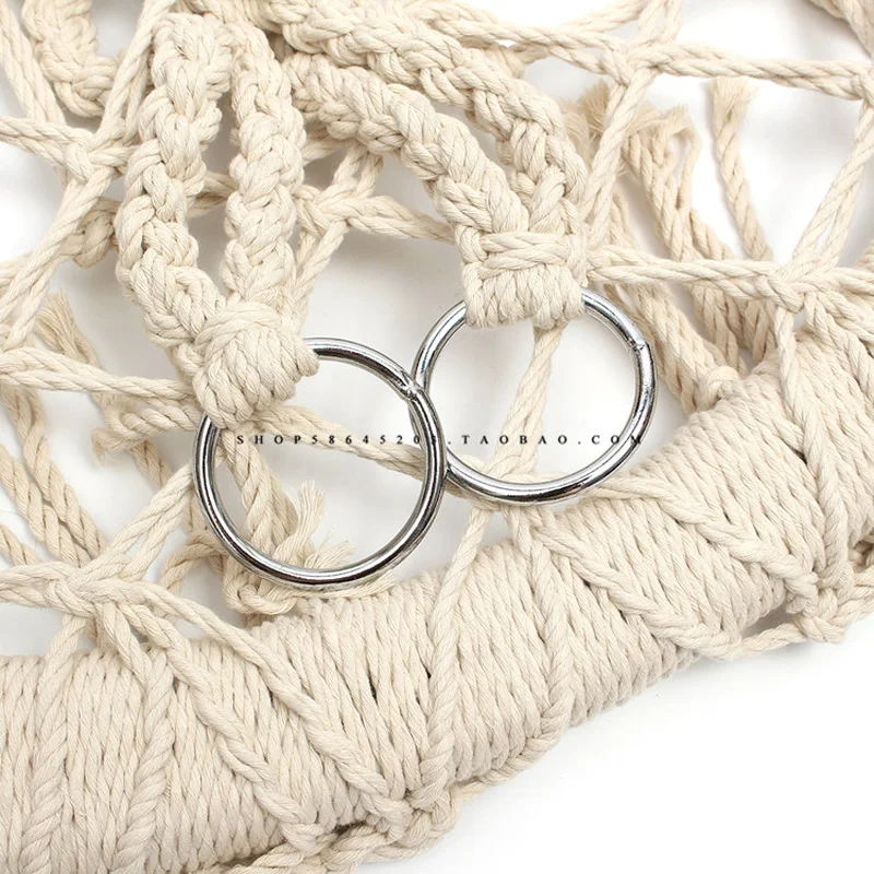 INS Стиль качели кресло с подвесным крюком 110 кг Ёмкость макраме Колыбель для