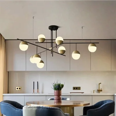 Постмодернистские Роскошные гостиная подвесной светильник дизайнер гайка