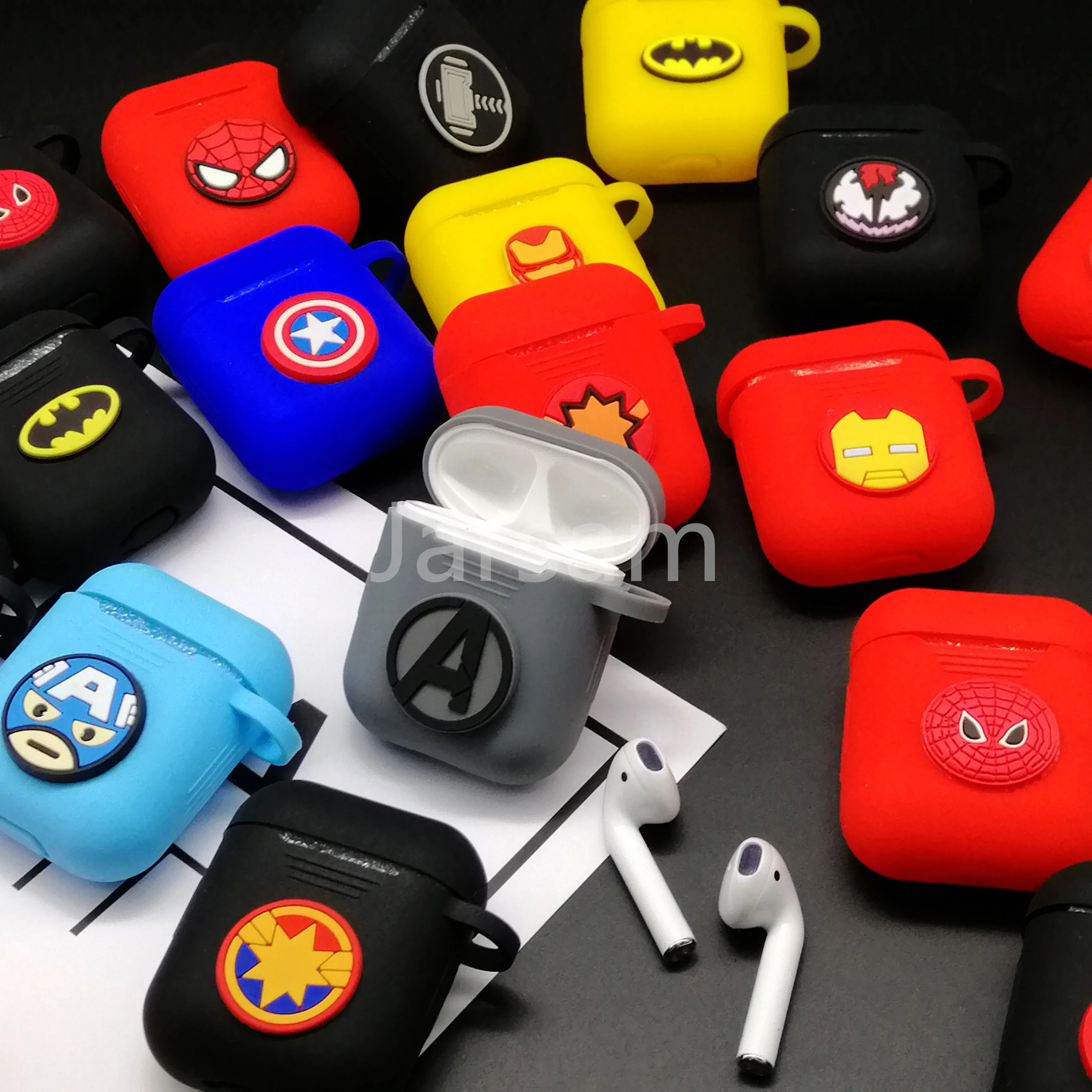 Популярный мультяшный беспроводной Чехол для наушников для Apple AirPods, силиконовый чехол для зарядки наушников s для Airpods 2, защитный чехол