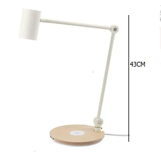 Простая белая Складная Настольная лампа настольная для кабинета прикроватная |