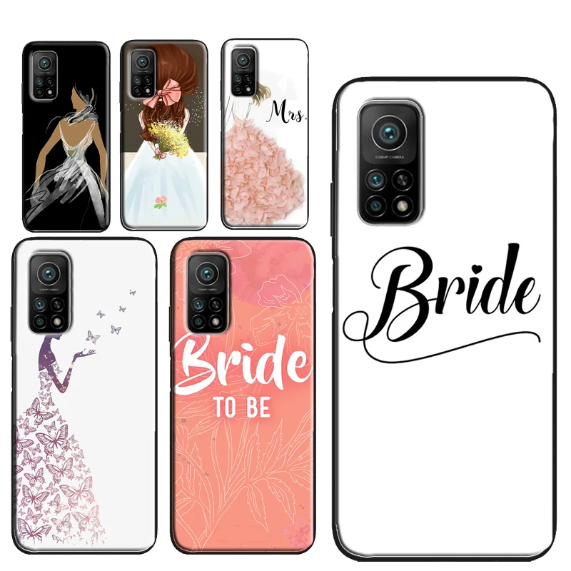 Свадебный чехол с надписью Bride to Be для Xiaomi 11T Pro 12 12X Mi 11 Lite POCO X3 GT M3 M4 F1 F3 X4 - купить по