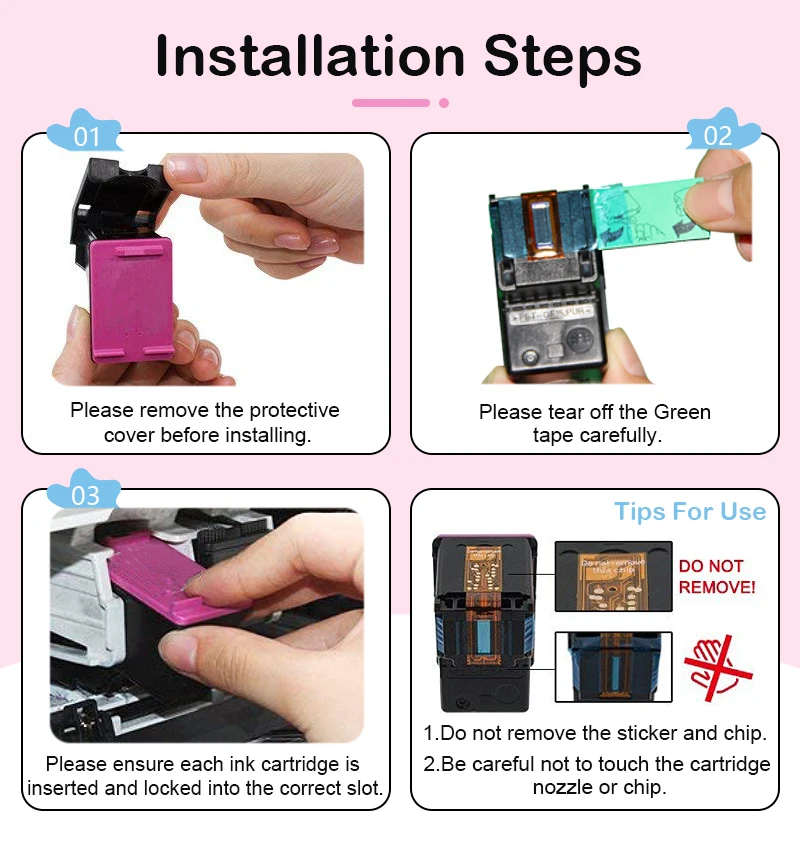 Картриджи для принтера Afotrunat 300XL совместимые с HP Deskjet F4580 D1660 D2560 D2660 D5560 F4280 Photosmart C4680