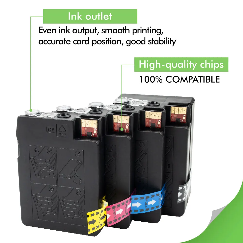 ecowell compatible for hp 932 933 xl 932xl full ink cartridge for hp officejet 6100 6700 7110 7510 7512 7610 7612 printer hp932 free global shipping