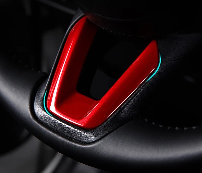 Чехлы рулевого колеса автомобиля отделка Стикеры для Mazda 2 Demio 3 6 CX-3 CX-5 CX5 CX 5 CX8 CX-9 Axela ATENZA аксессуары