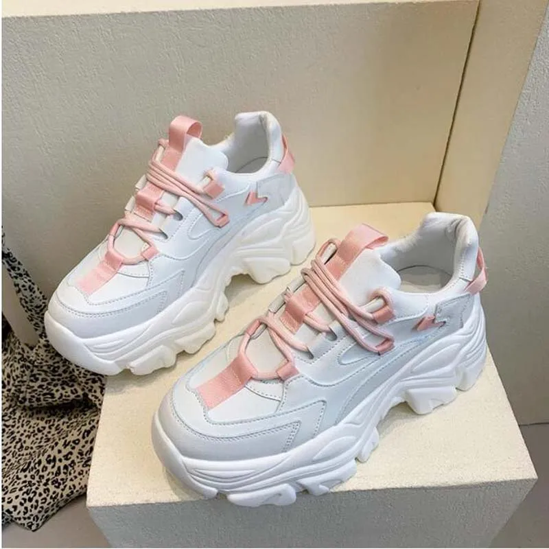 

Platform Sneakers Women Casual Shoes Fashion Thick Bottom Ladies Trainers Basket Femme Chunky Sneakers Women Shoes Zapatillas