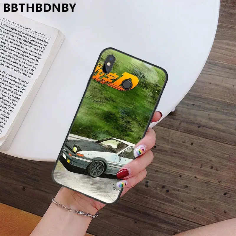 Чехол для телефона Initial D TPU Мягкий силиконовый чехол Xiaomi 8 9 se Redmi 6 6pro 6A 4X7 note 5 7 |