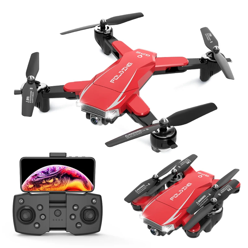 

LSRC A18 RC GPS drone with 5G WiFi FPV 4K dual HD camera optical flow positioning foldable quadcopter Mini Dron PK E520S SG907
