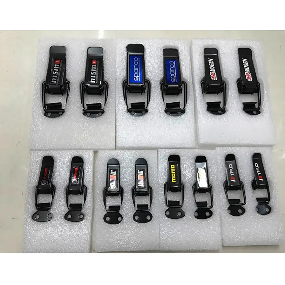 2 Pcs Car Bumper Security Hook Quick Release Fasteners Lock Clip Kit Truck Hood Hasp For Racing Auto Accessories | Автомобили и