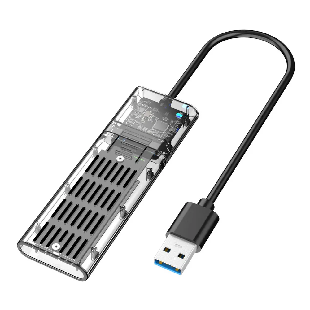 Чехол M2 SSD SATA шасси M.2 на USB 3 0 Gen 1 5 Гбит/с NGFF B Key адаптер Корпус для мобильного