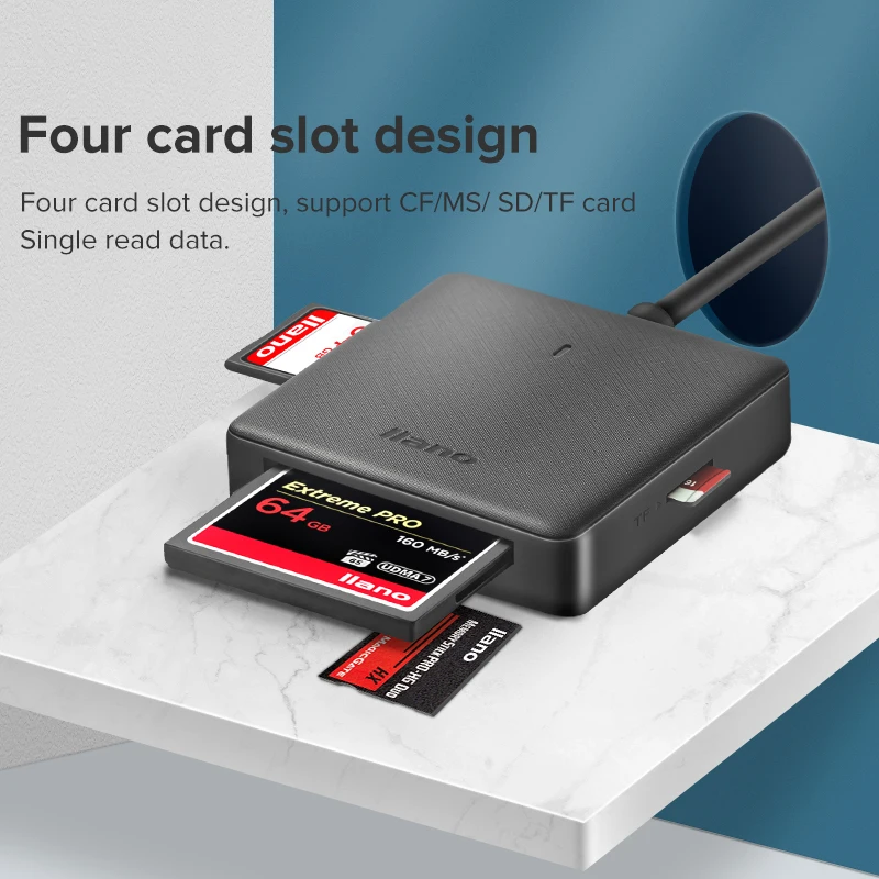 4 в 1 USB 3 для SD CF MS карт | Компьютеры и офис