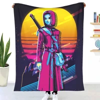 luminary dragon quest 80s retro throw blanket sheets on the bed blanket on the sofa decorative lattice bedspreads sofa